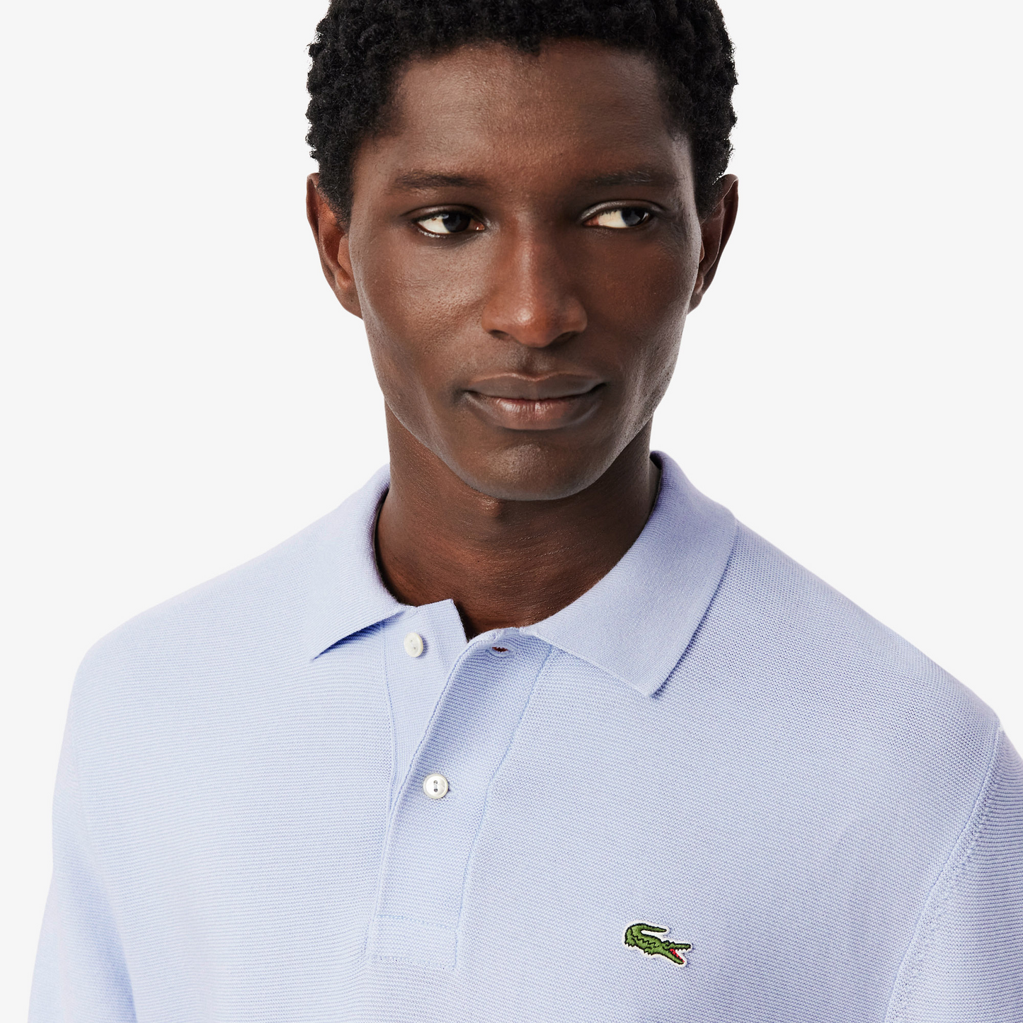 Lacoste Classic Fit Knitted Polo Shirt Light Blue