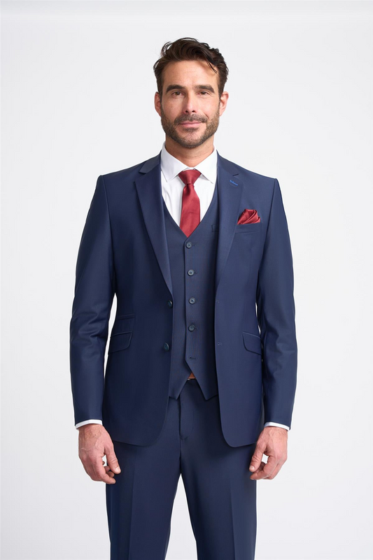 Cavani Bond Wool Rich Navy Blazer