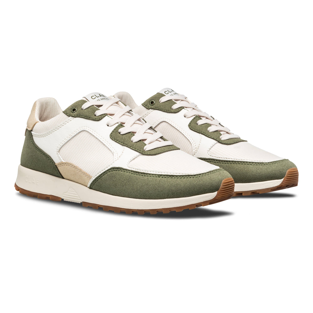 Clae JOSHUA Olive Off-White