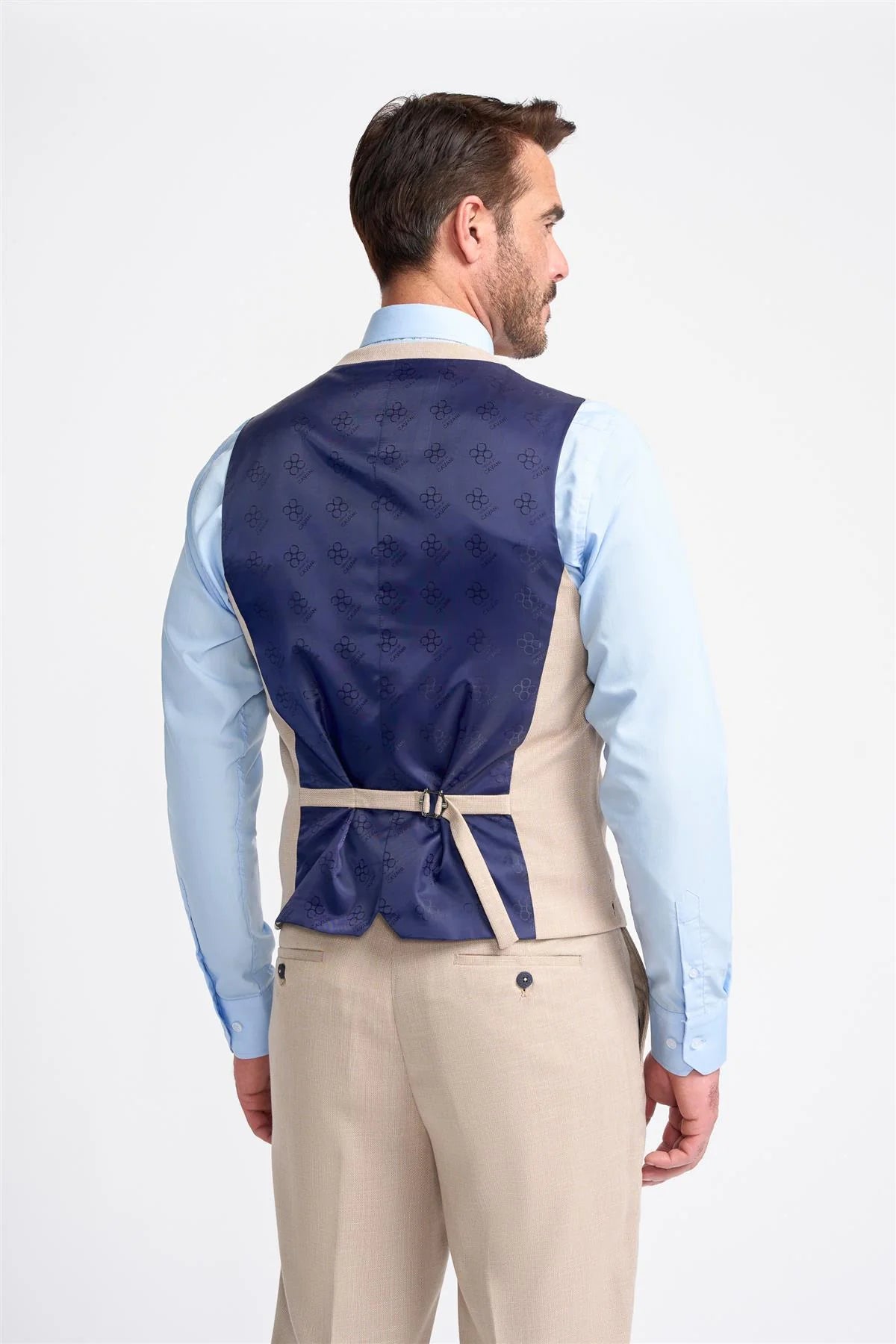 Cavani Miami Beige Waistcoat