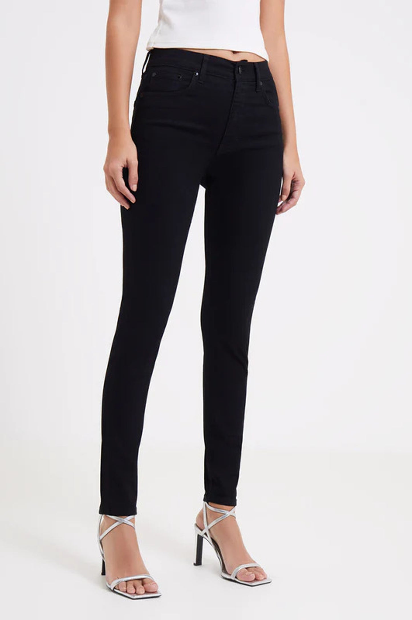 French Connection Rebound Skinny Black Jeans