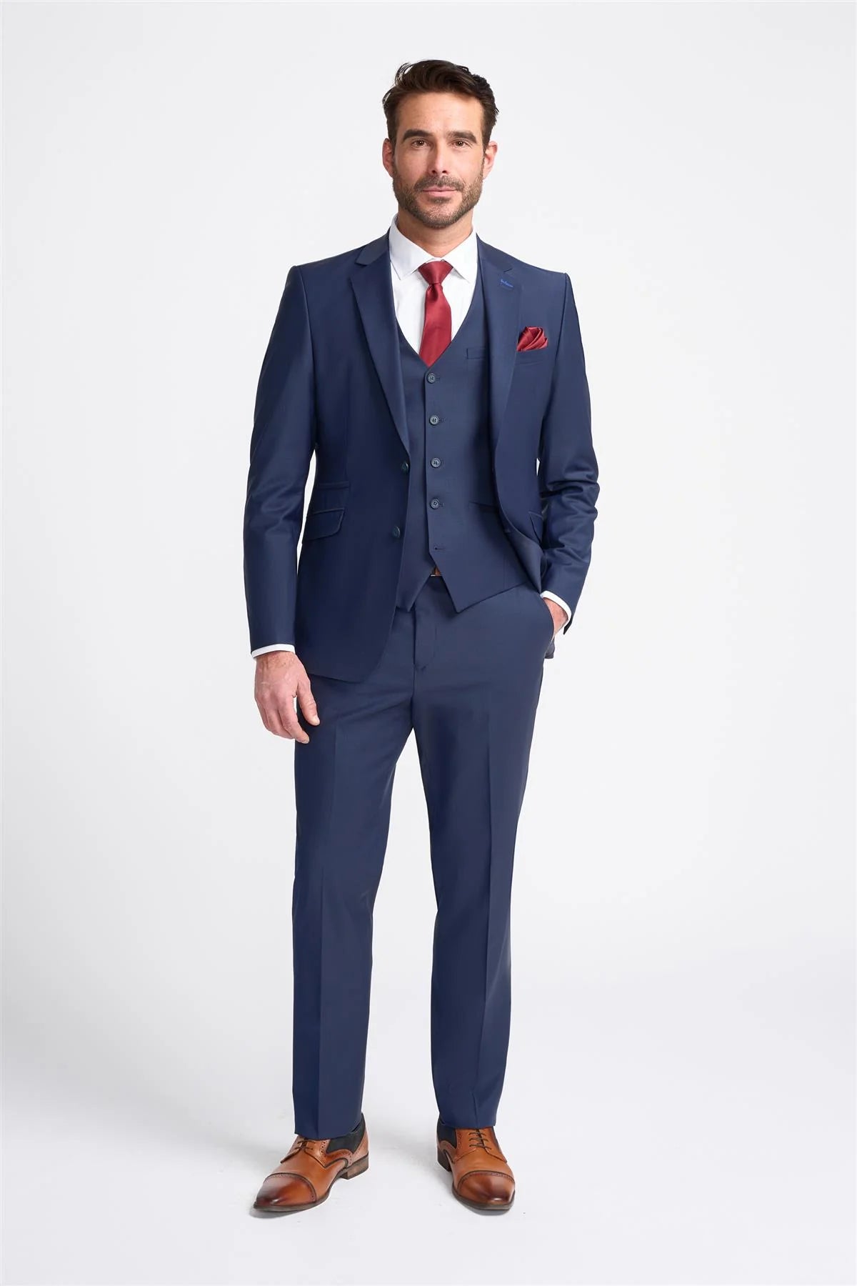 Cavani Bond Wool Rich Navy Blazer