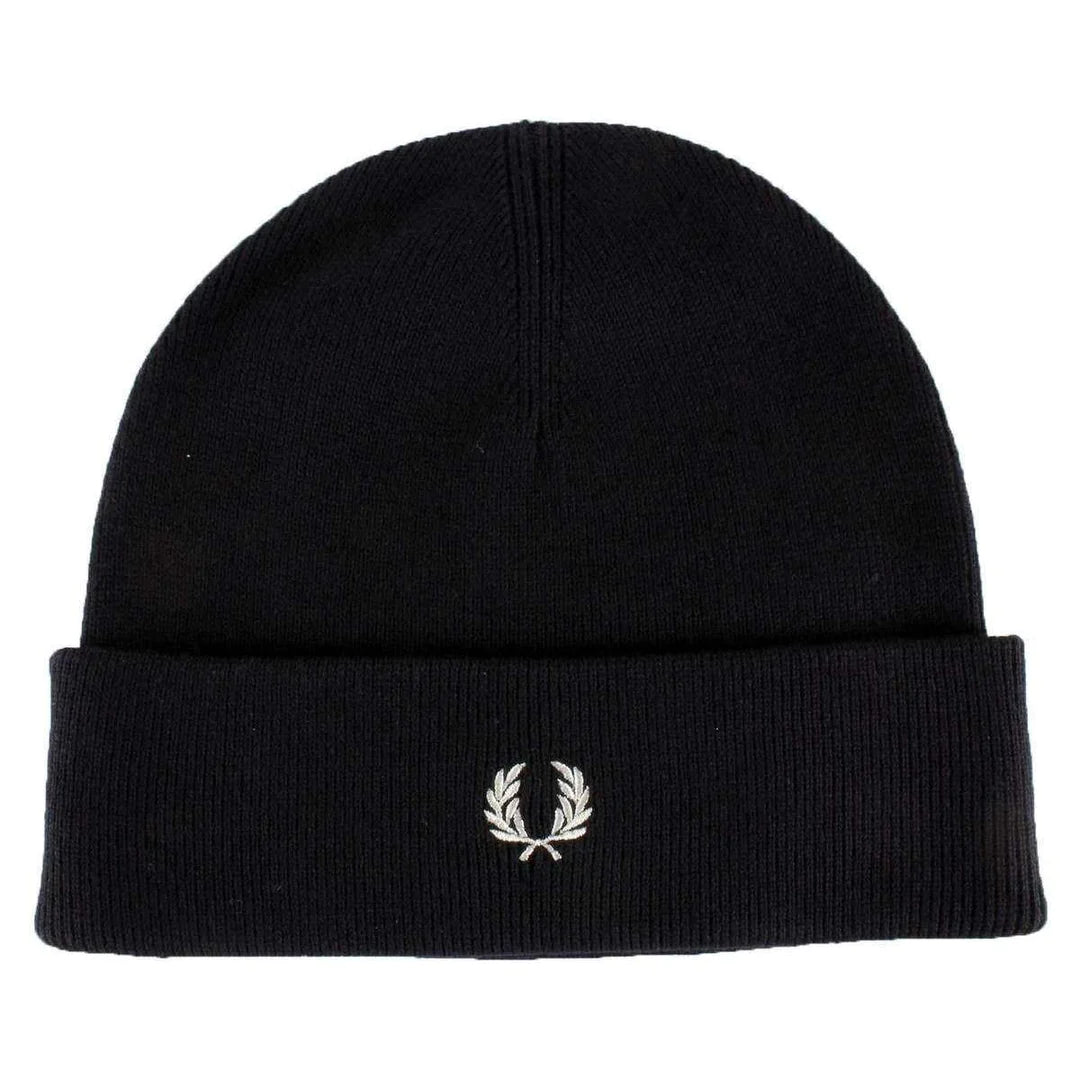 Fred Perry Classic Beanie Black/White