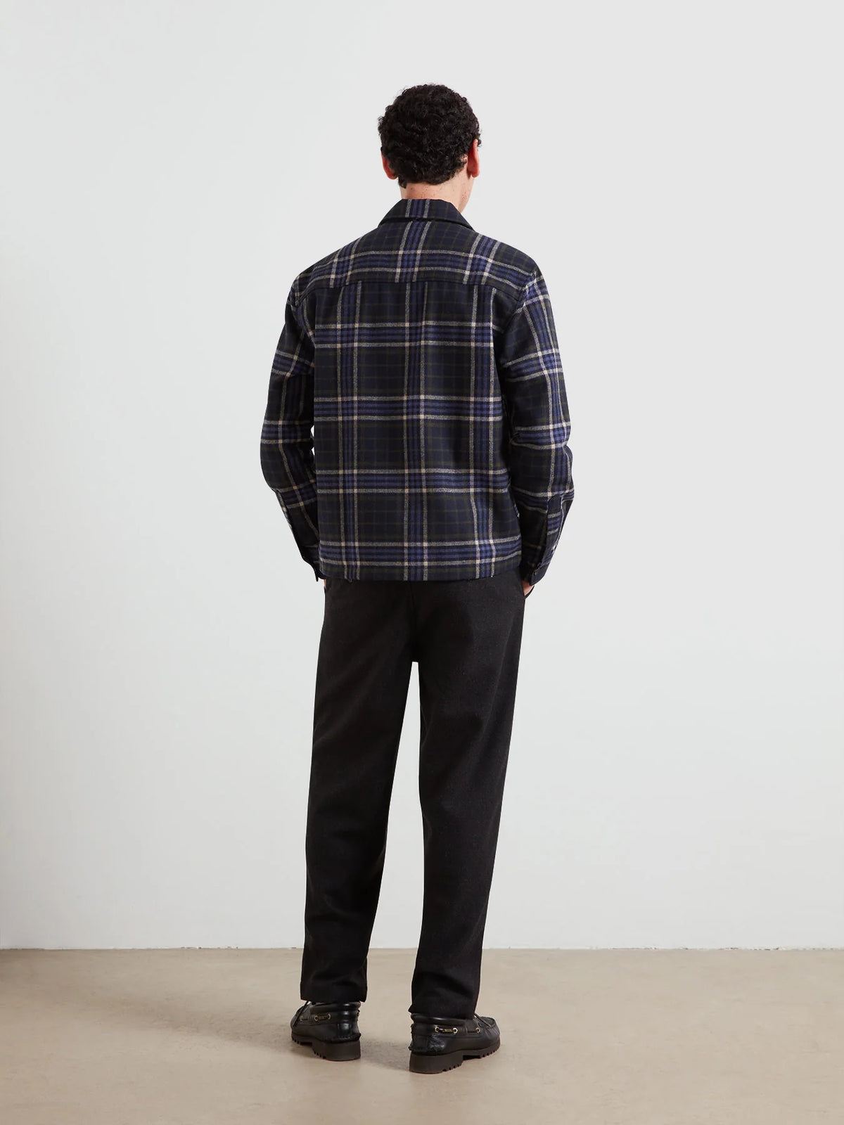 Farah Asher Zipped Check Overshirt