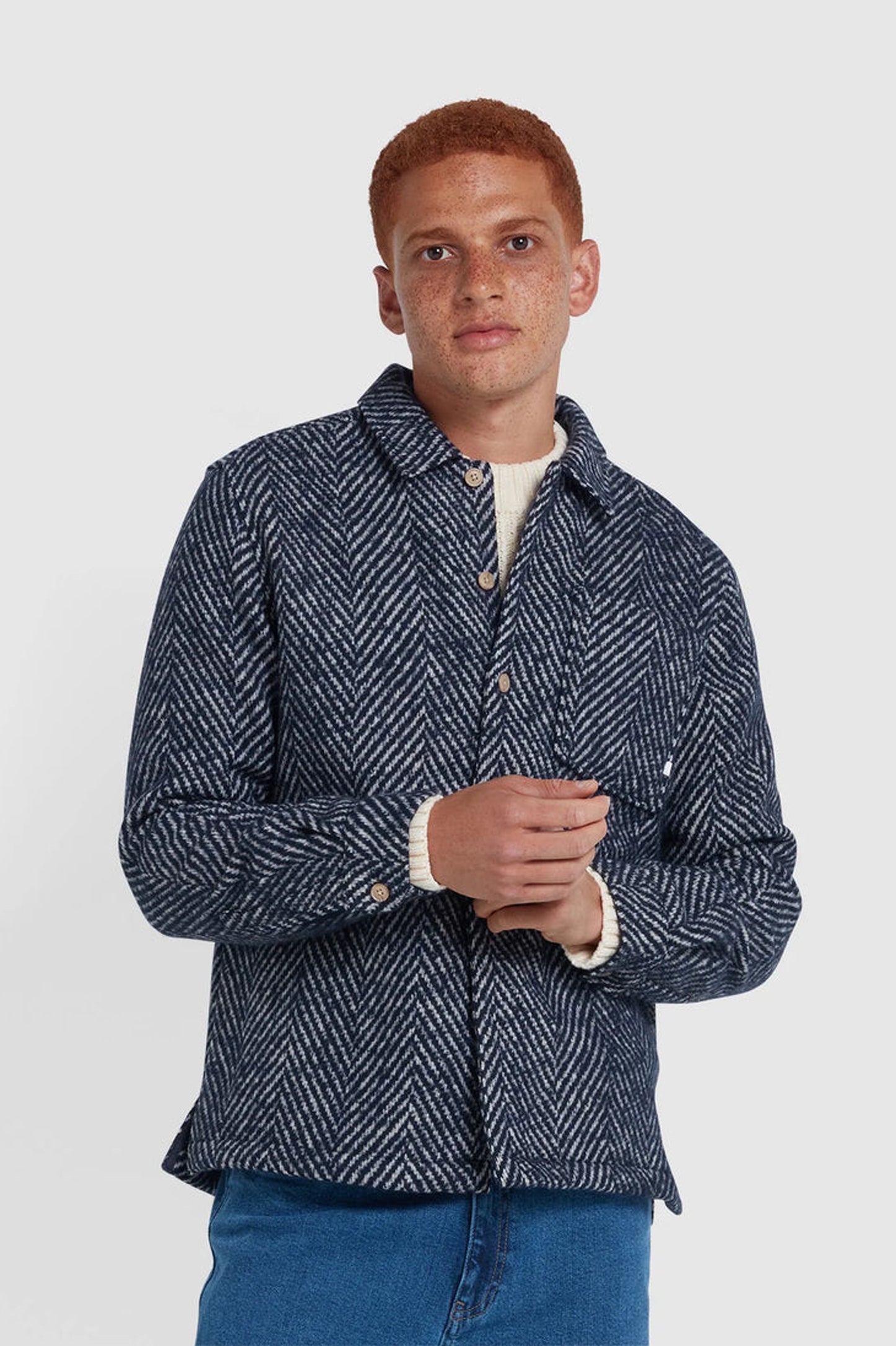 Farah Davies Chevron Overshirt