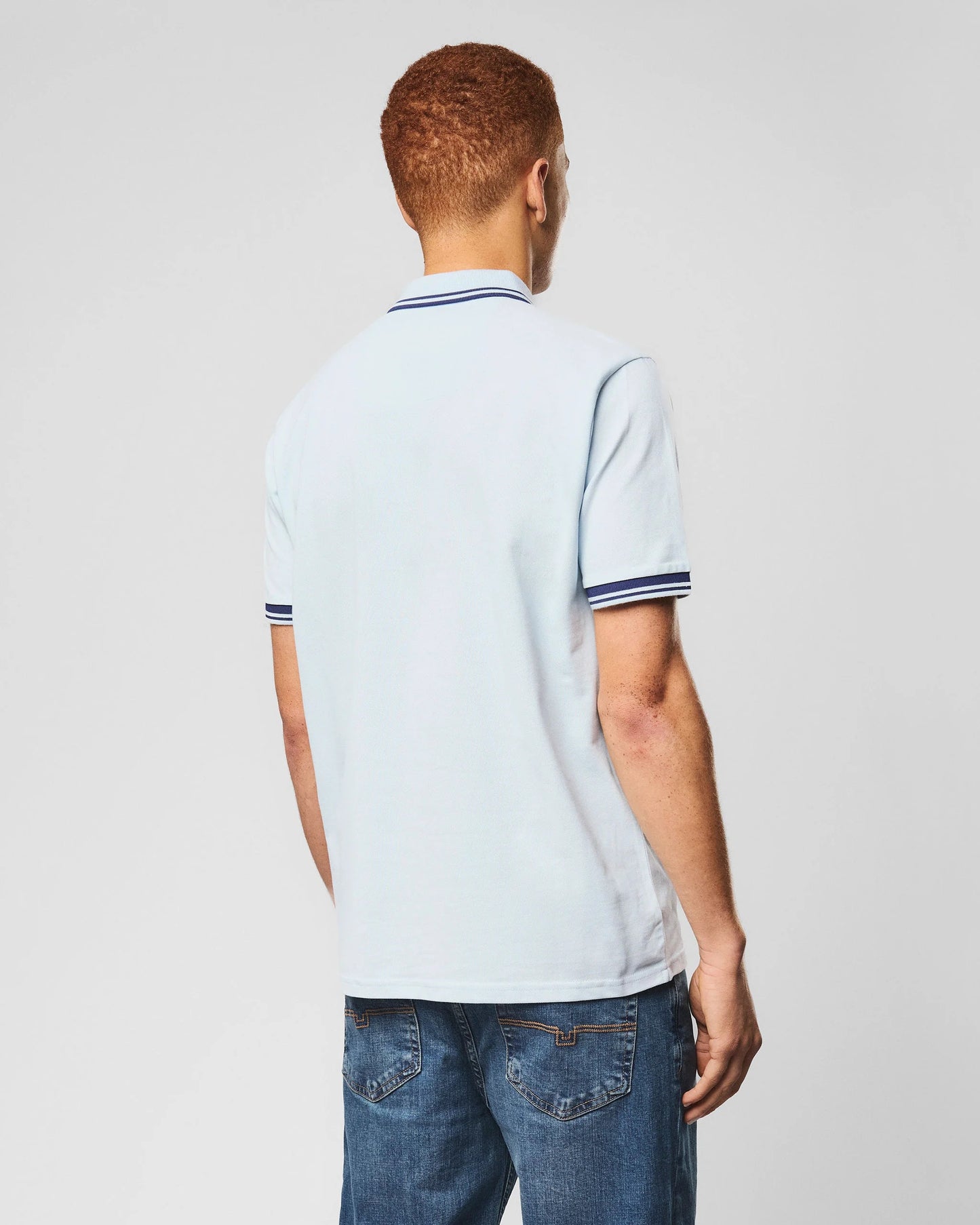 Weekend Offender Levanto Polo Shirt Sky Blue