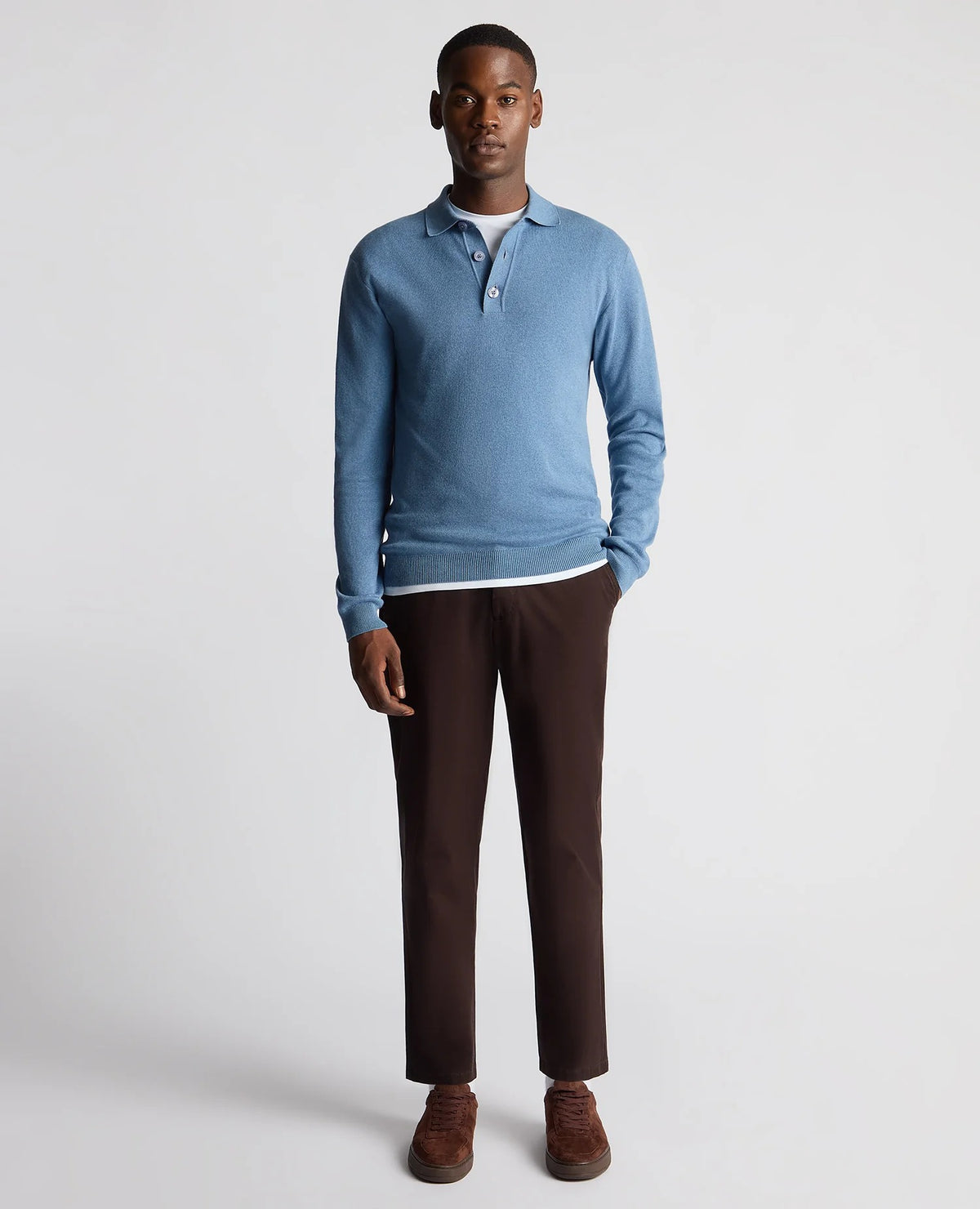 Remus Uomo Relaxed Fit Cotton Knitted Polo