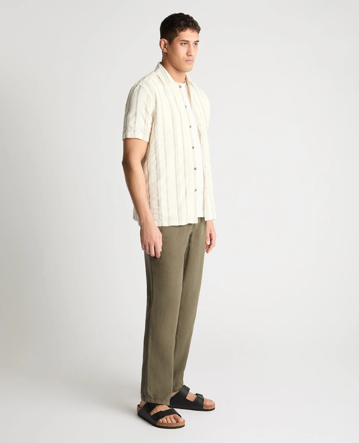 Remus Uomo Tapered Fit Cotton Print Shirt