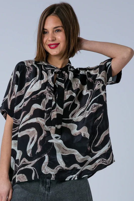 Religion Glory Abstract Printed Blouse