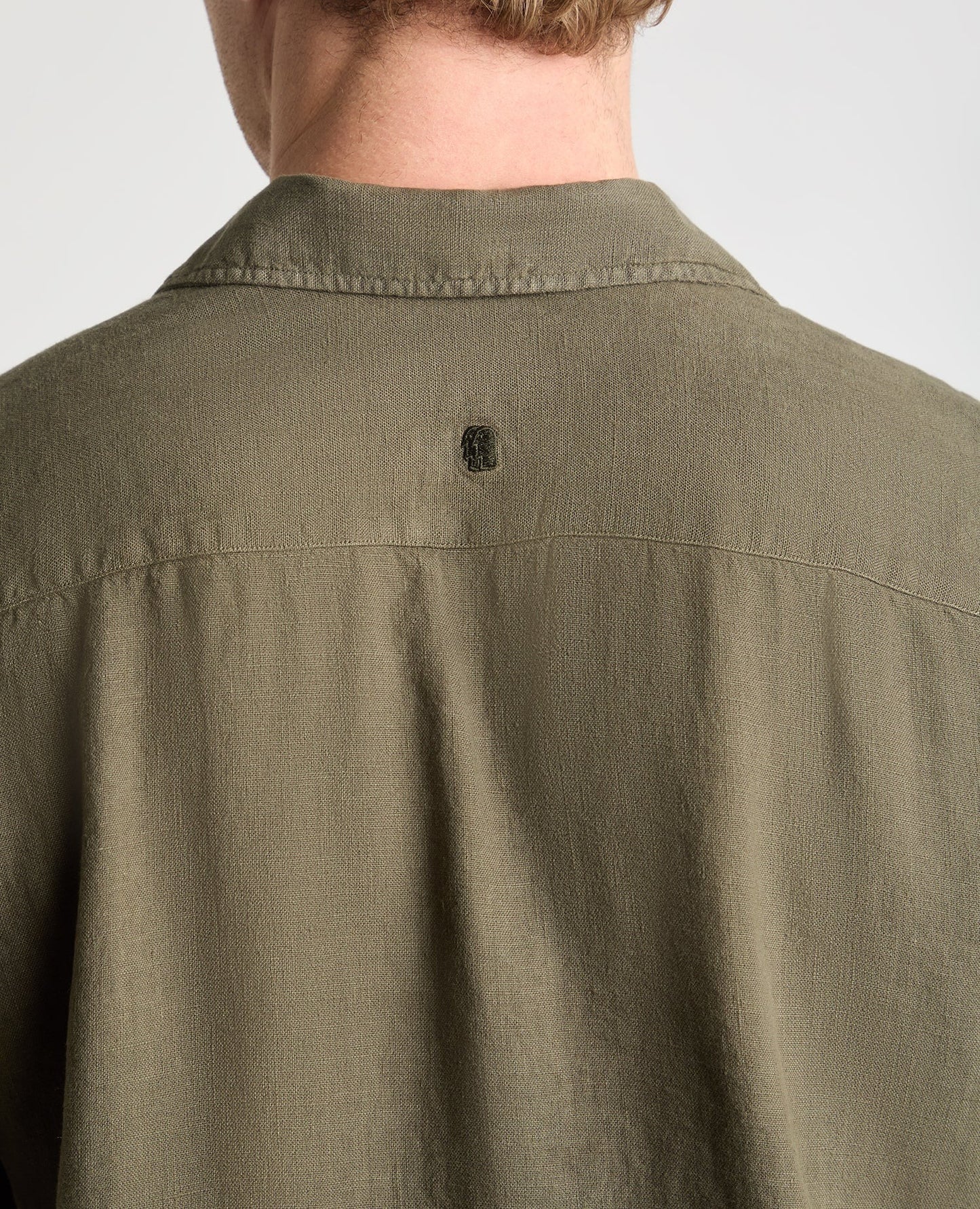 Remus Uomo Tapered Fit Short Sleeve Linen Shirt