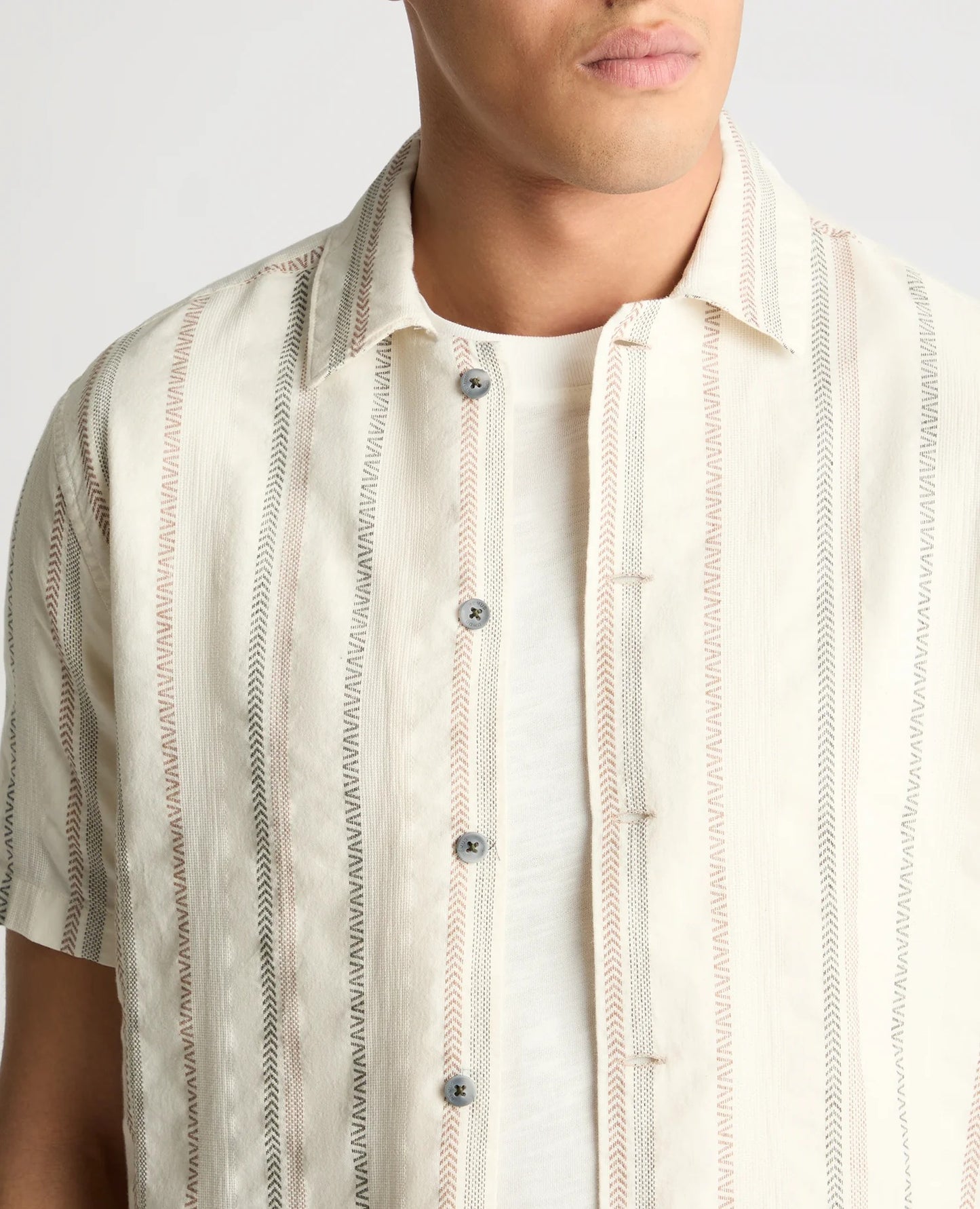 Remus Uomo Tapered Fit Cotton Print Shirt