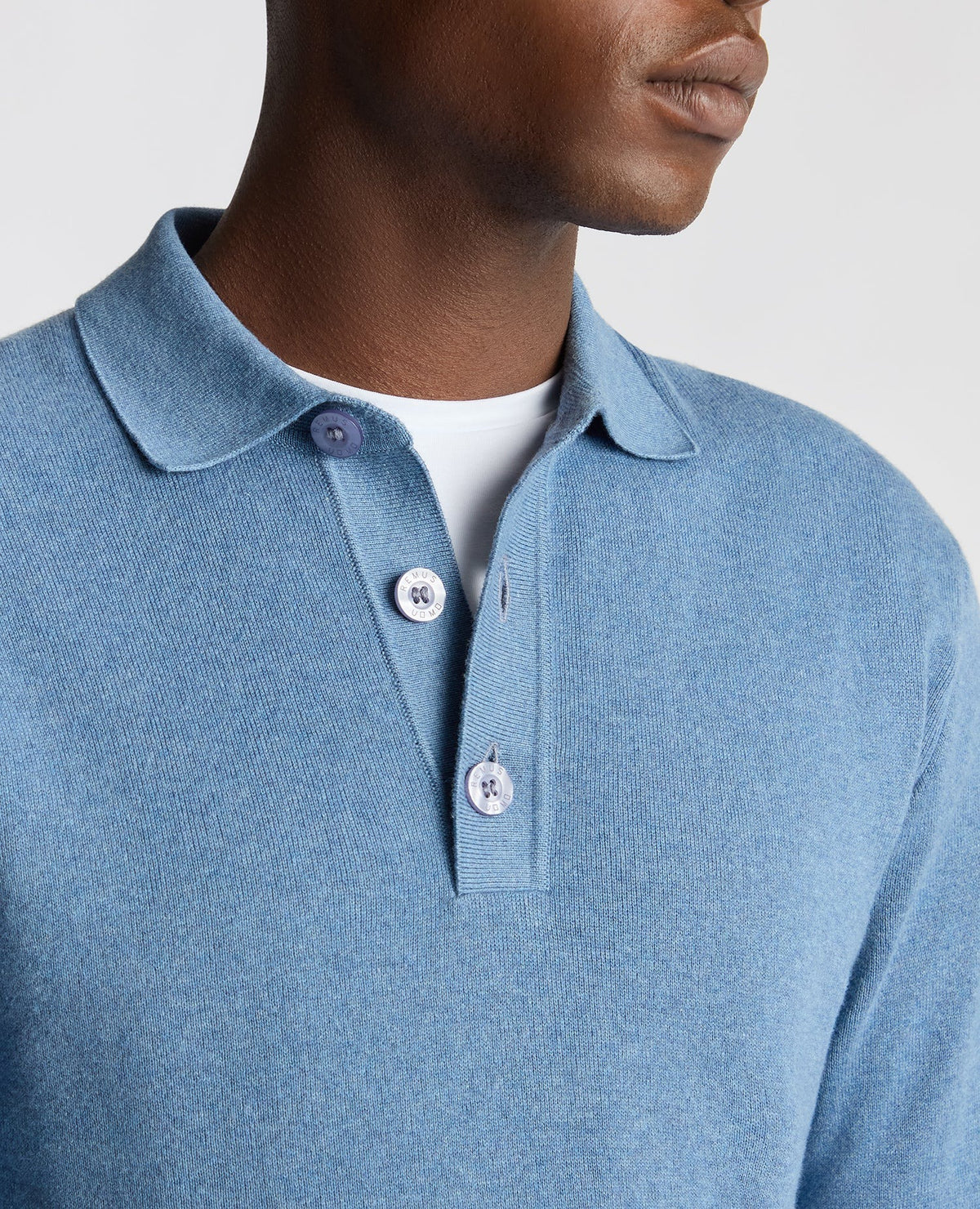 Remus Uomo Relaxed Fit Cotton Knitted Polo