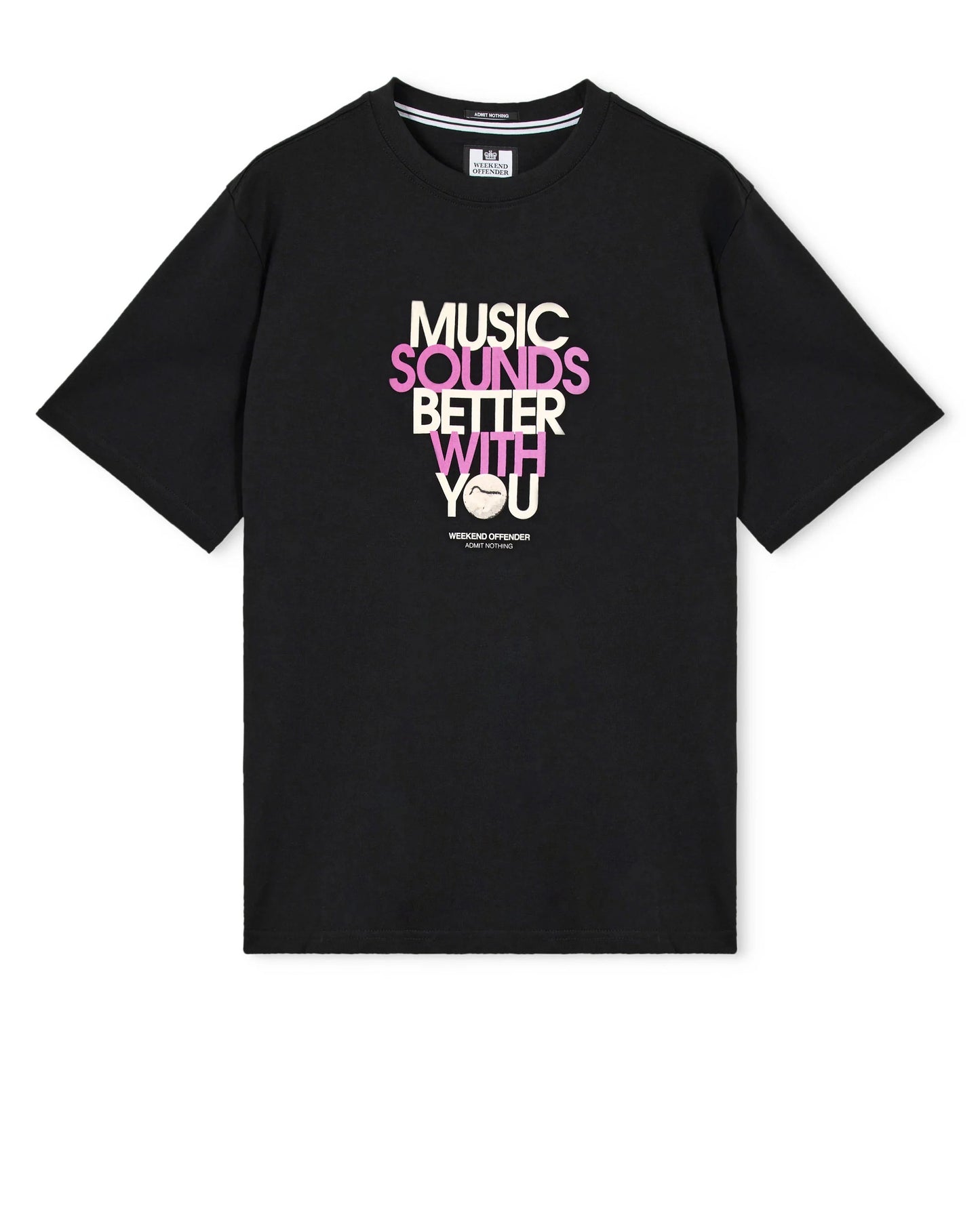 Weekend Offender Bangalter Graphic T-Shirt Black