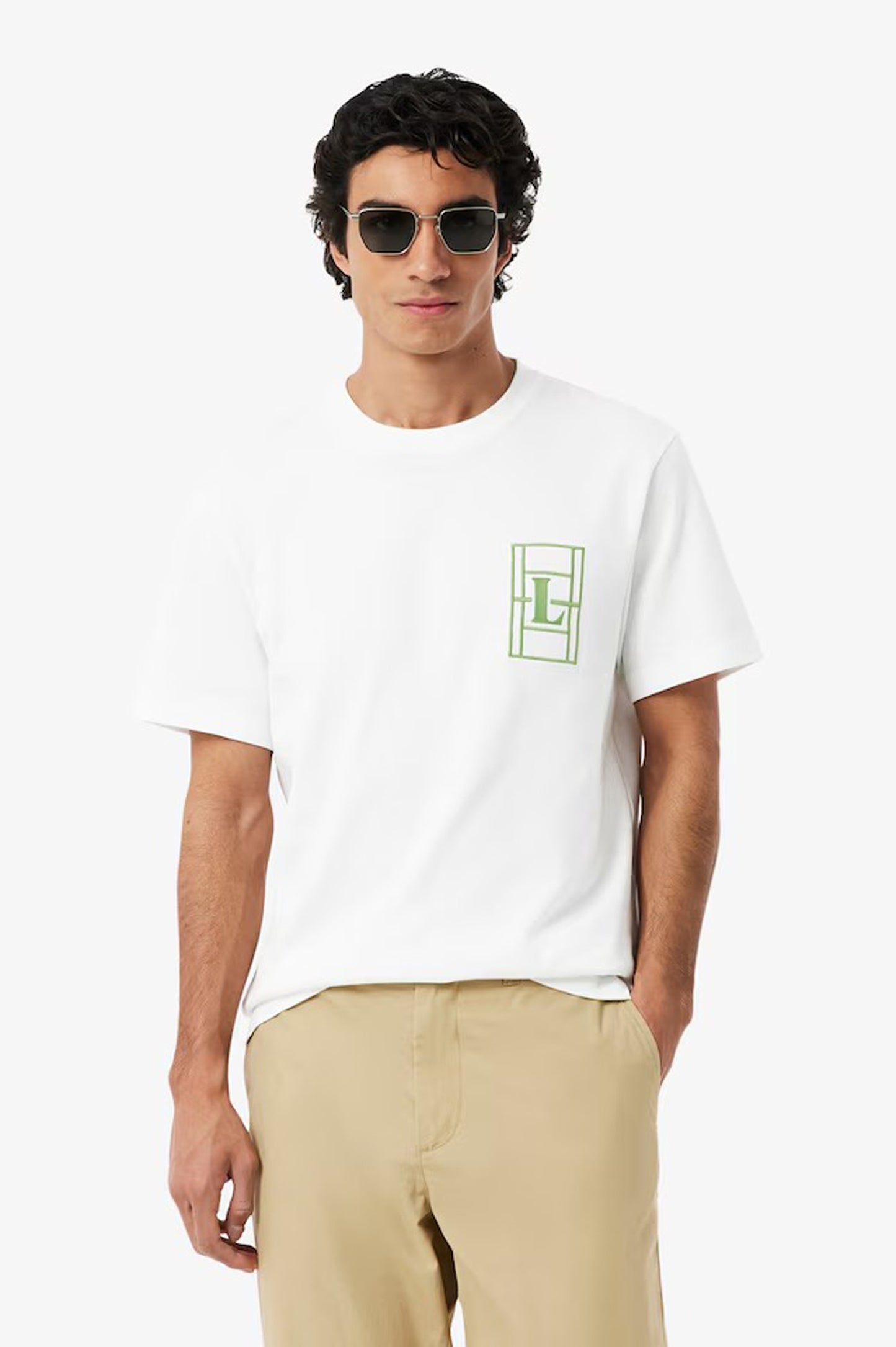 Lacoste Embroidered Heavy Jersey T-shirt