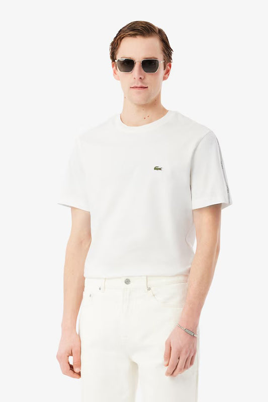 Lacoste Branded Stripe Band T-shirt