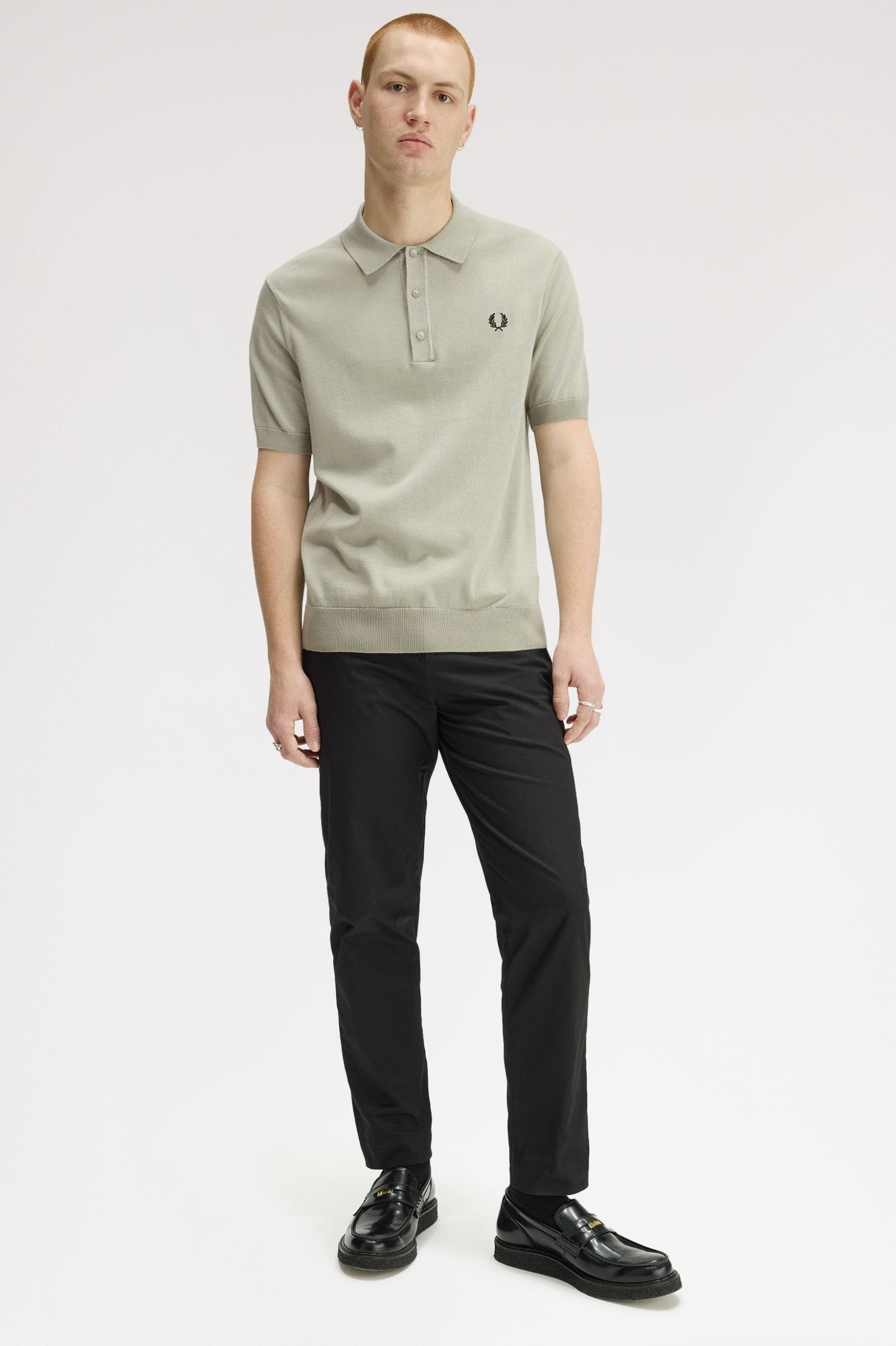 Fred Perry Supima® Cotton Knitted Shirt K9725