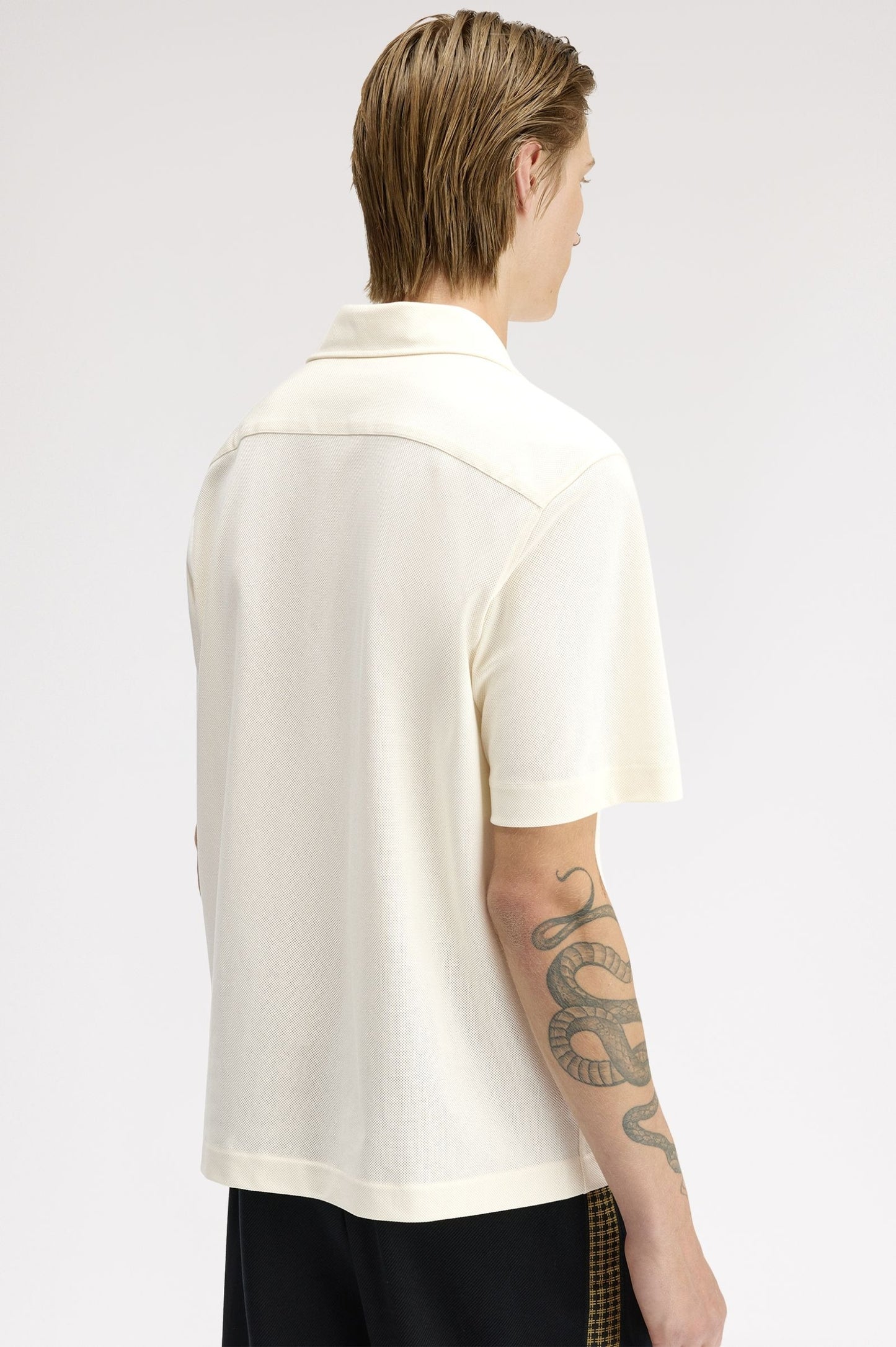 Fred Perry Compress Mesh Revere Collar Shirt M1745