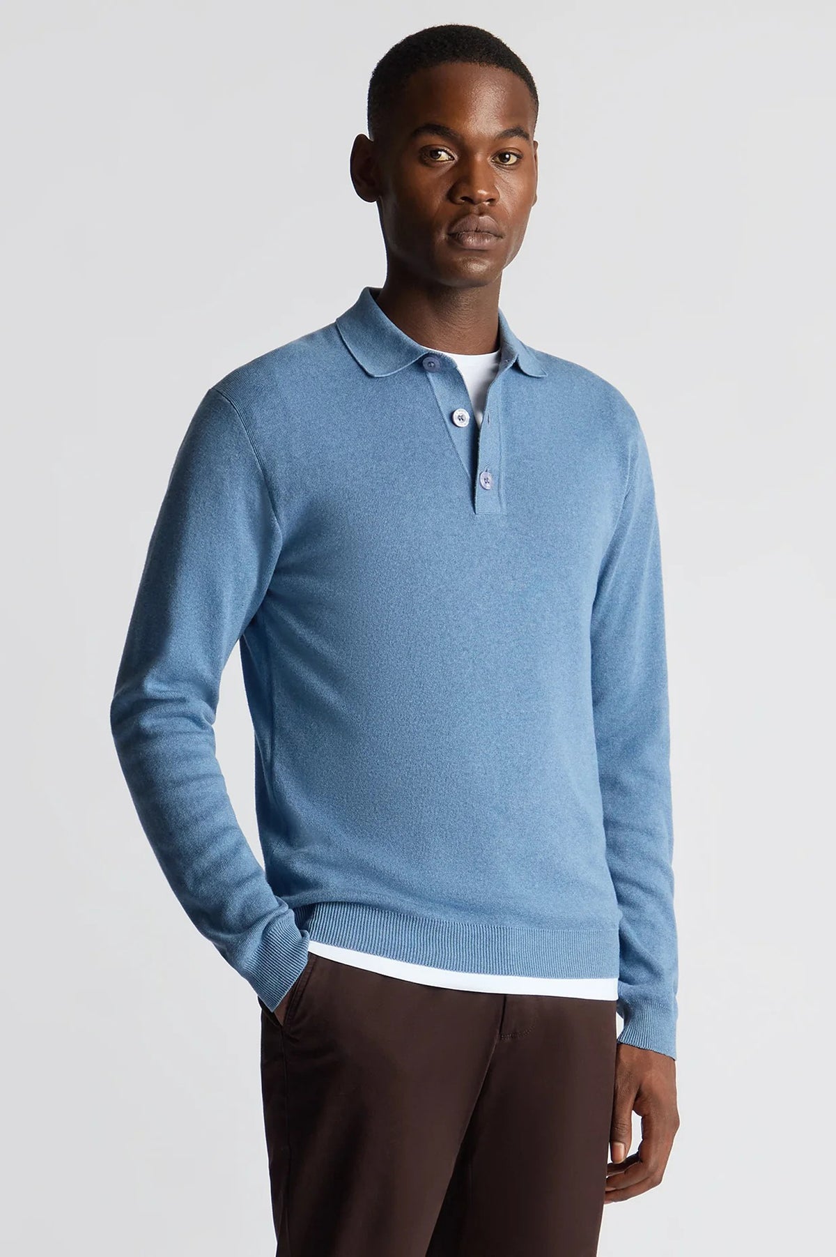 Remus Uomo Relaxed Fit Cotton Knitted Polo