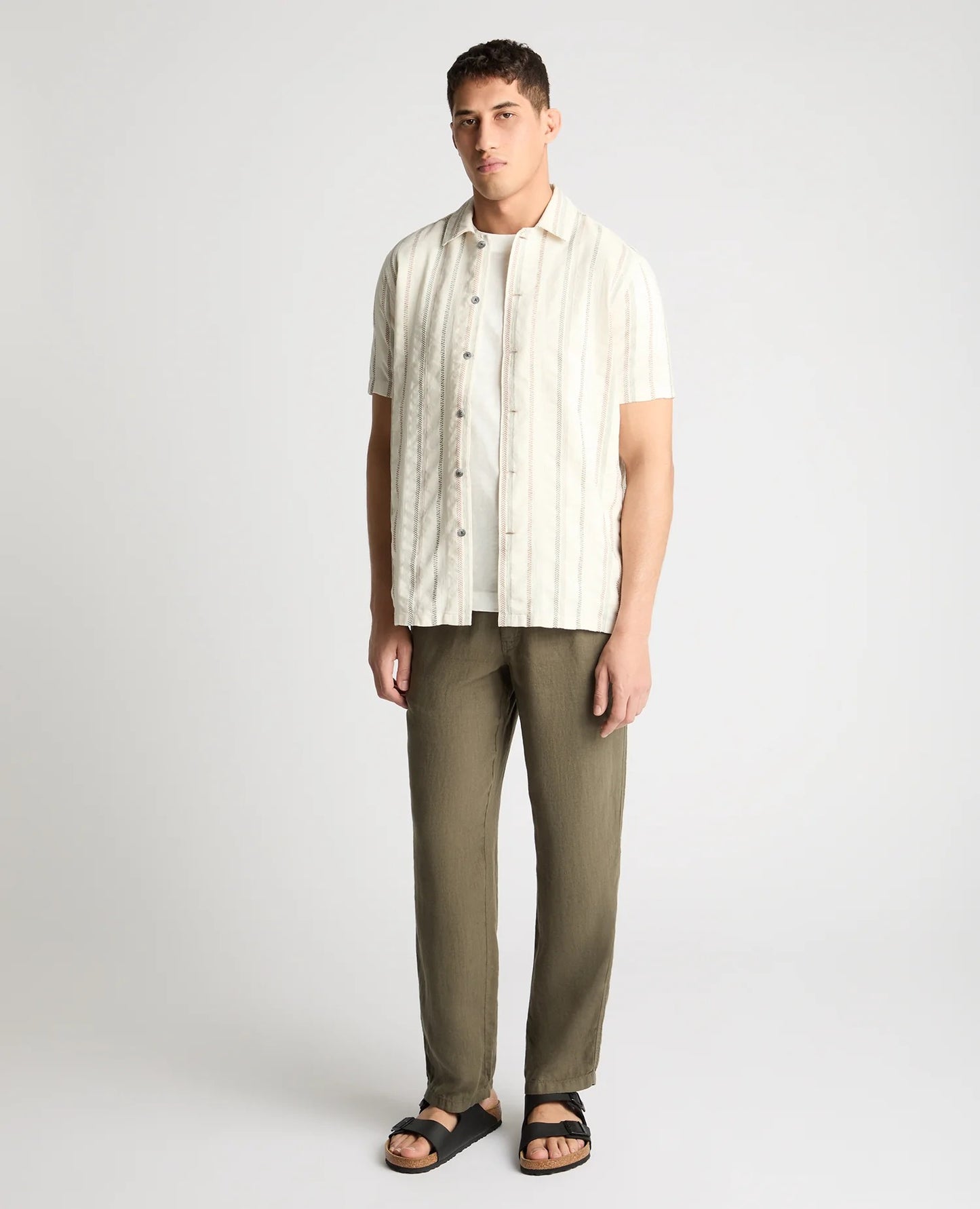 Remus Uomo Tapered Fit Cotton Print Shirt