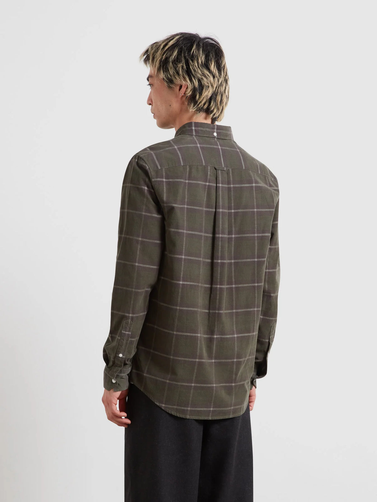 Farah Maverick Regular Fit Check Cord Shirt