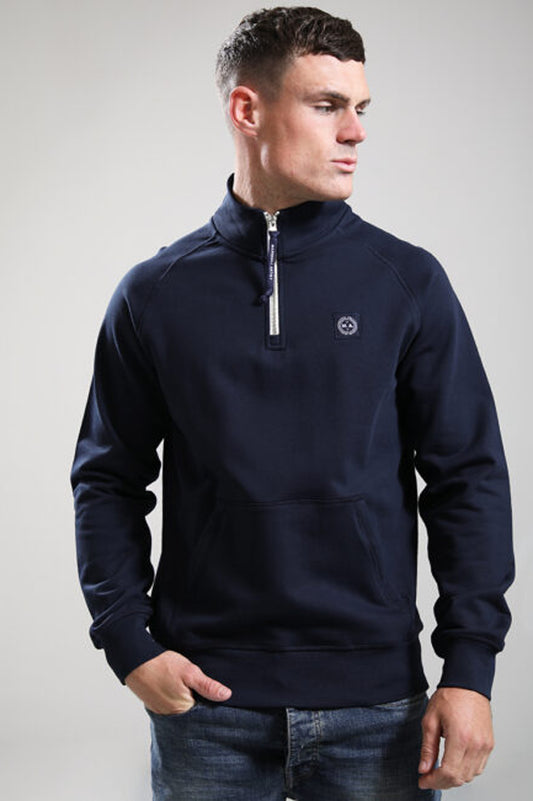 Marshall Artist Foundation 1/4 Zip Sweat // Navy