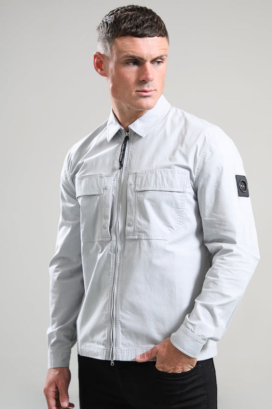 Marshall Artist Stratton Overshirt // Ghost Grey