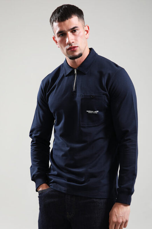 Marshall Artist Stratton Polo // Navy