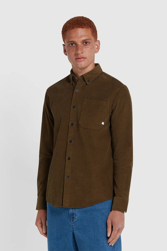 Farah Spencer Casual Fit Corduroy Shirt