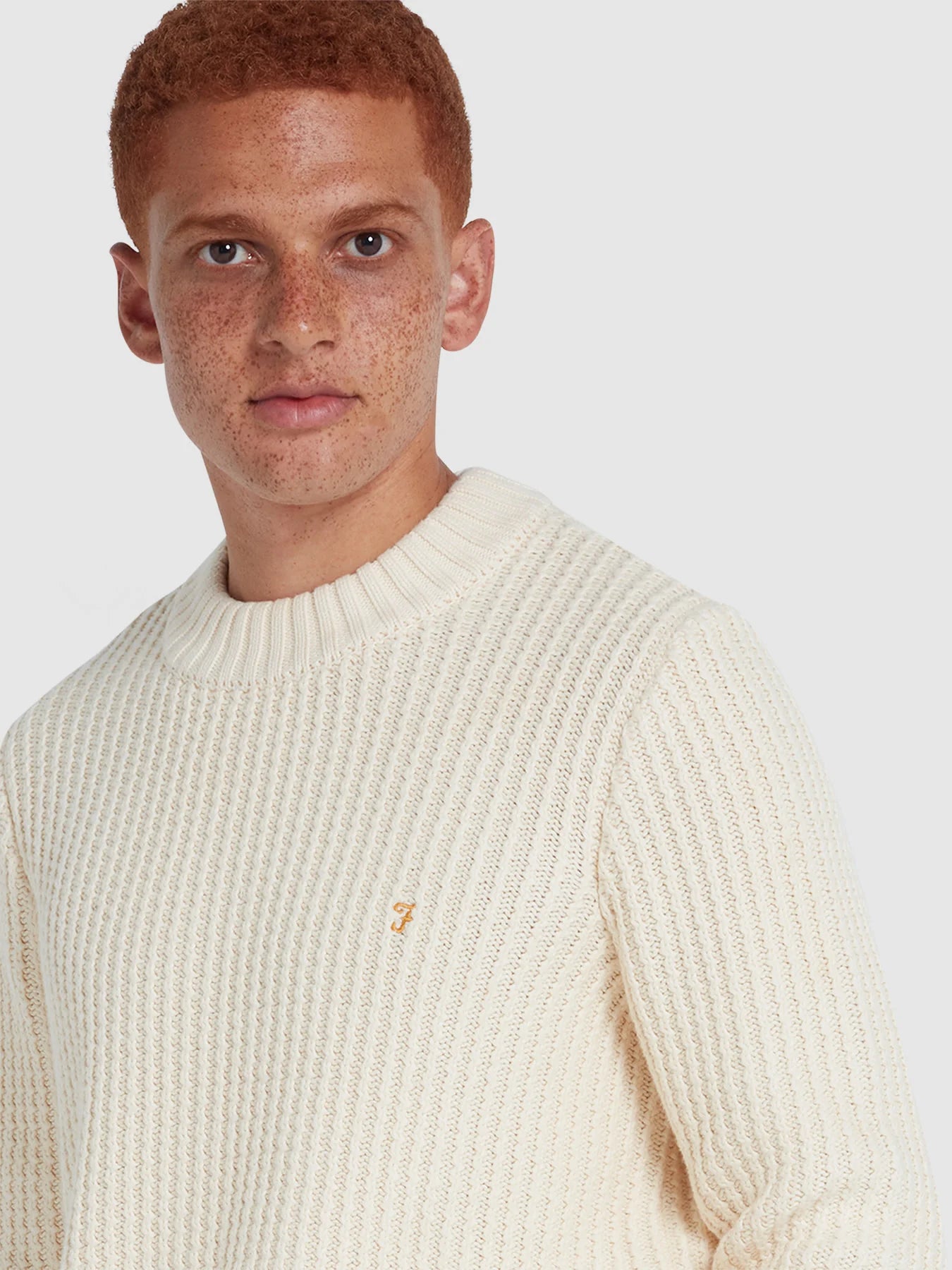 Farah Burlington Fisherman Knit Sweater