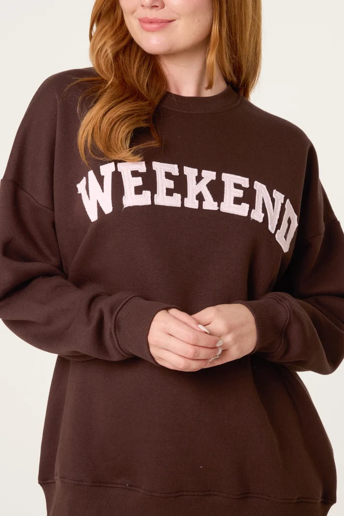 Nova of London Weekend Cosy Cotton Sweatshirt