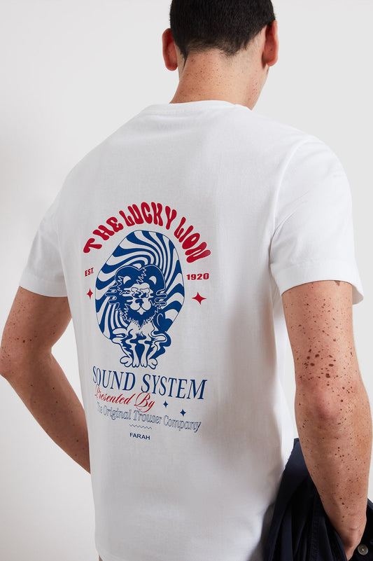 Farah Morween Graphic T-Shirt In White