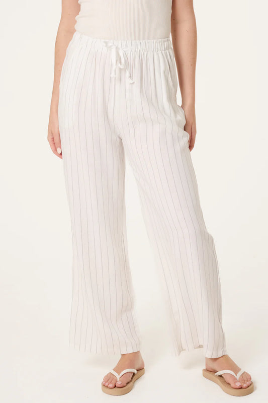 Nova of London Pin Striped Elasticated Trousers