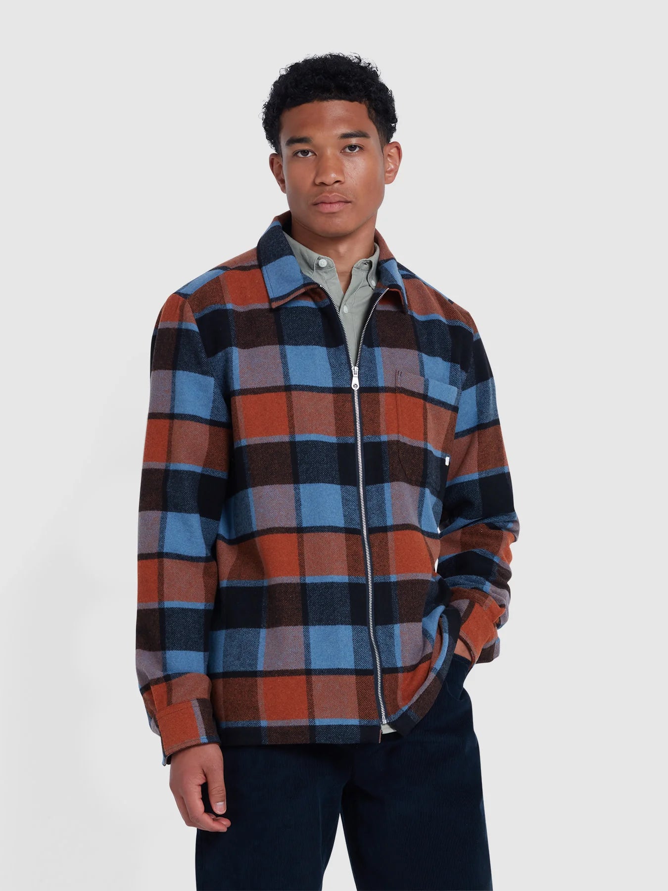 Farah Fulbright Check Overshirt