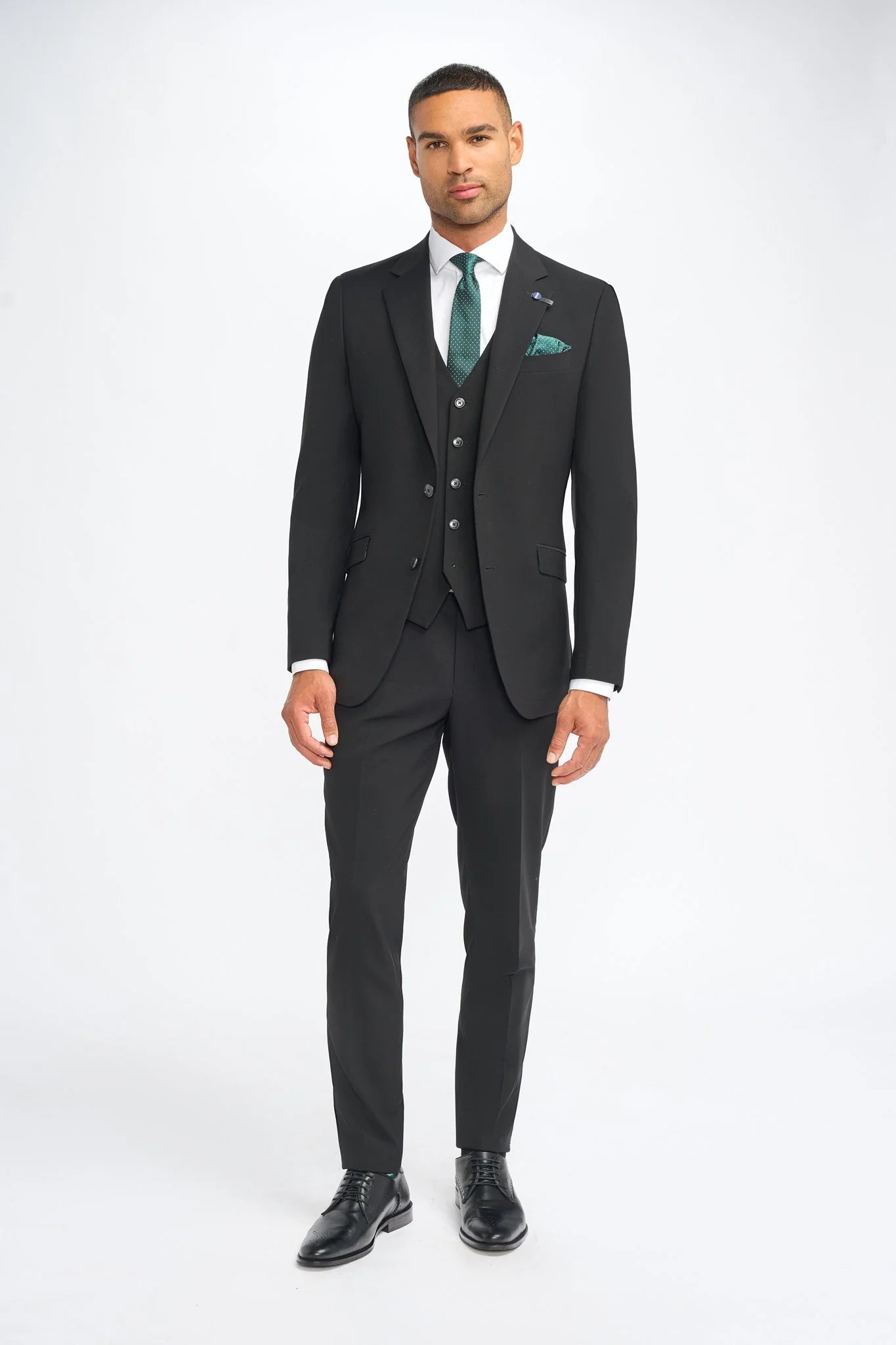 Cavani Malibu Black Regular Blazer
