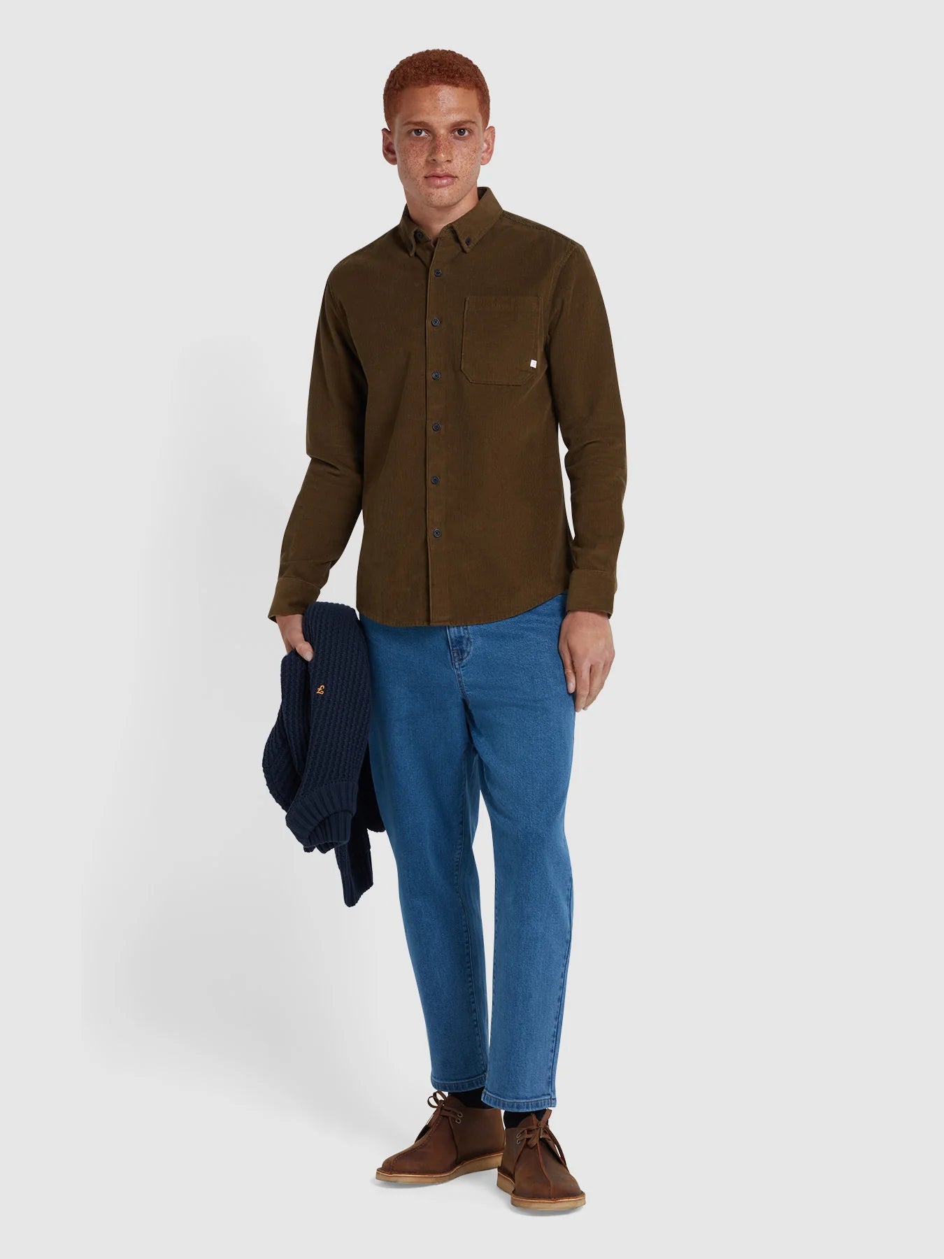 Farah Spencer Casual Fit Corduroy Shirt