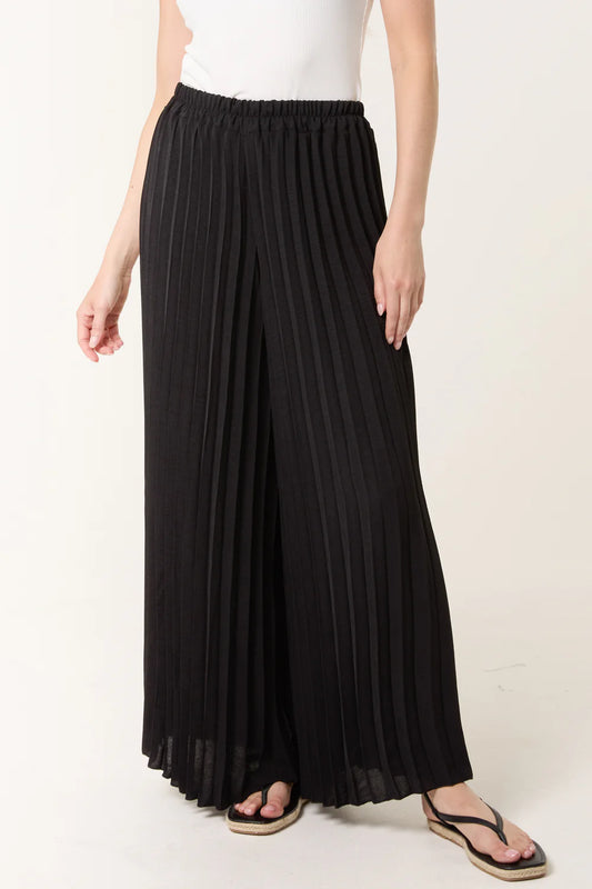 Nova of London Wide Leg Plisse Trousers