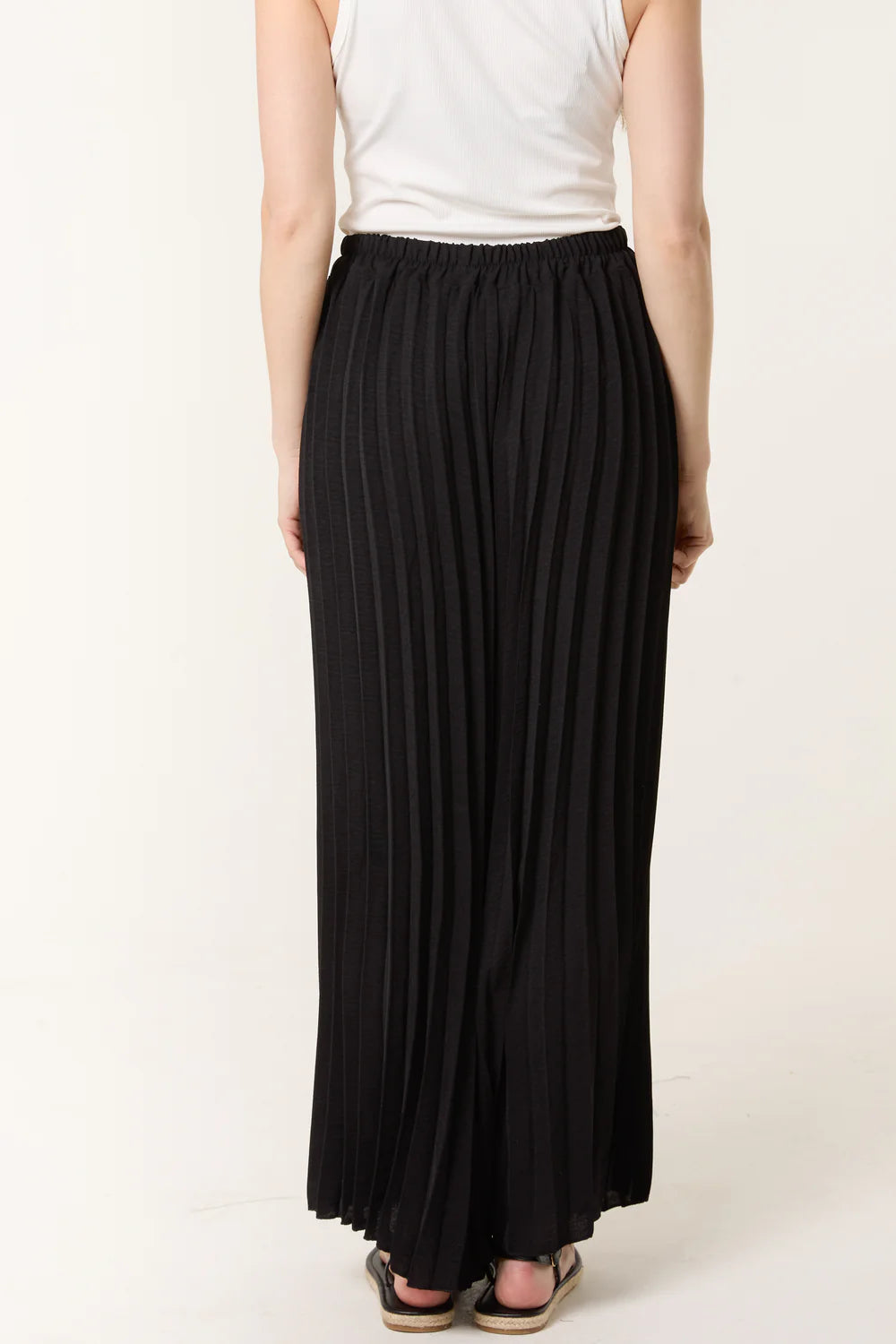 Nova of London Wide Leg Plisse Trousers