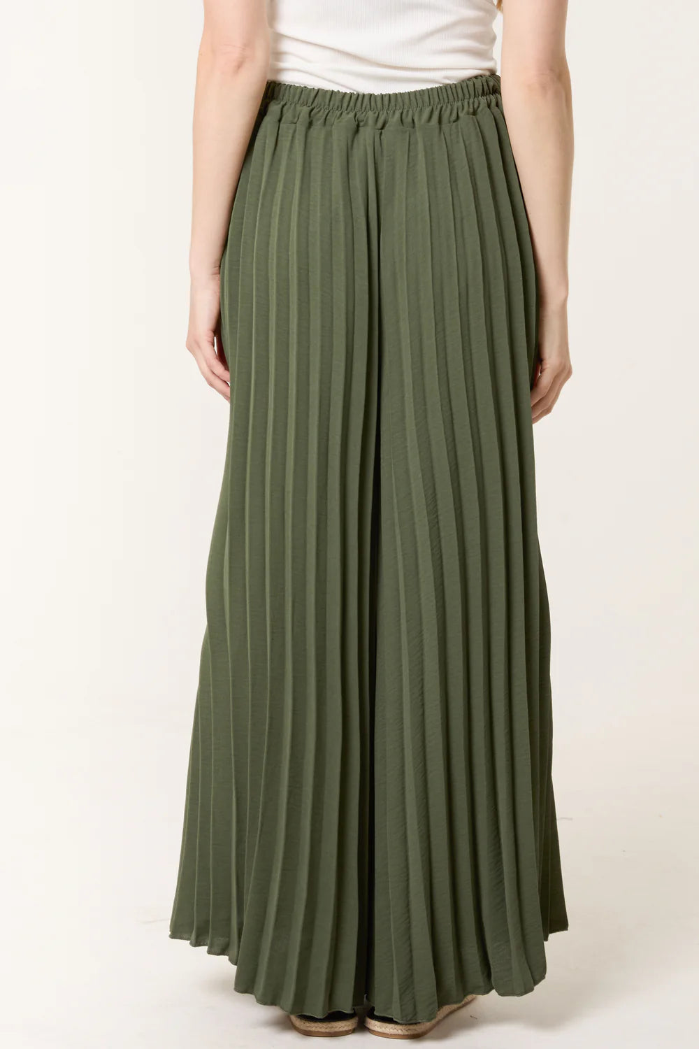 Nova of London Wide Leg Plisse Trousers