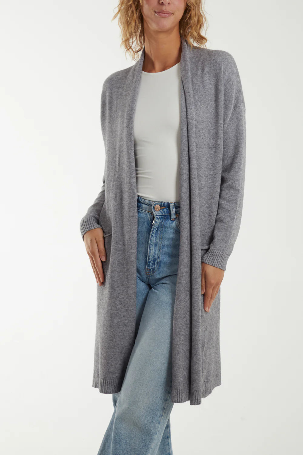 Nova of London Starred Back Long Cardigan