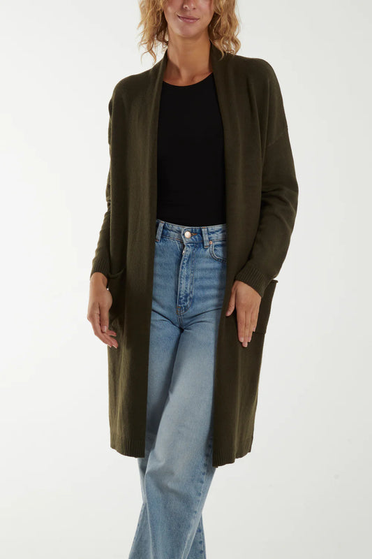 Nova of London Starred Back Long Cardigan