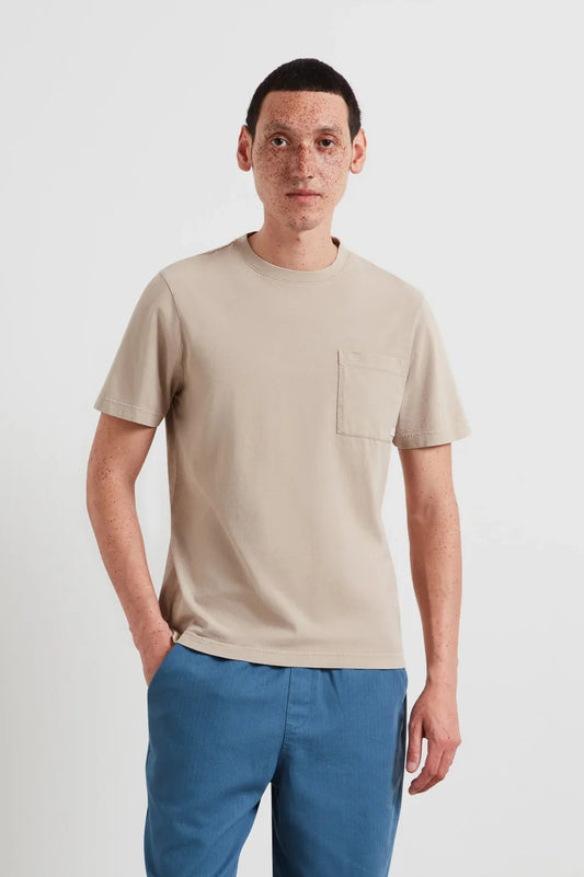 Farah Stacy Pocket T-Shirt In Ashen Taupe