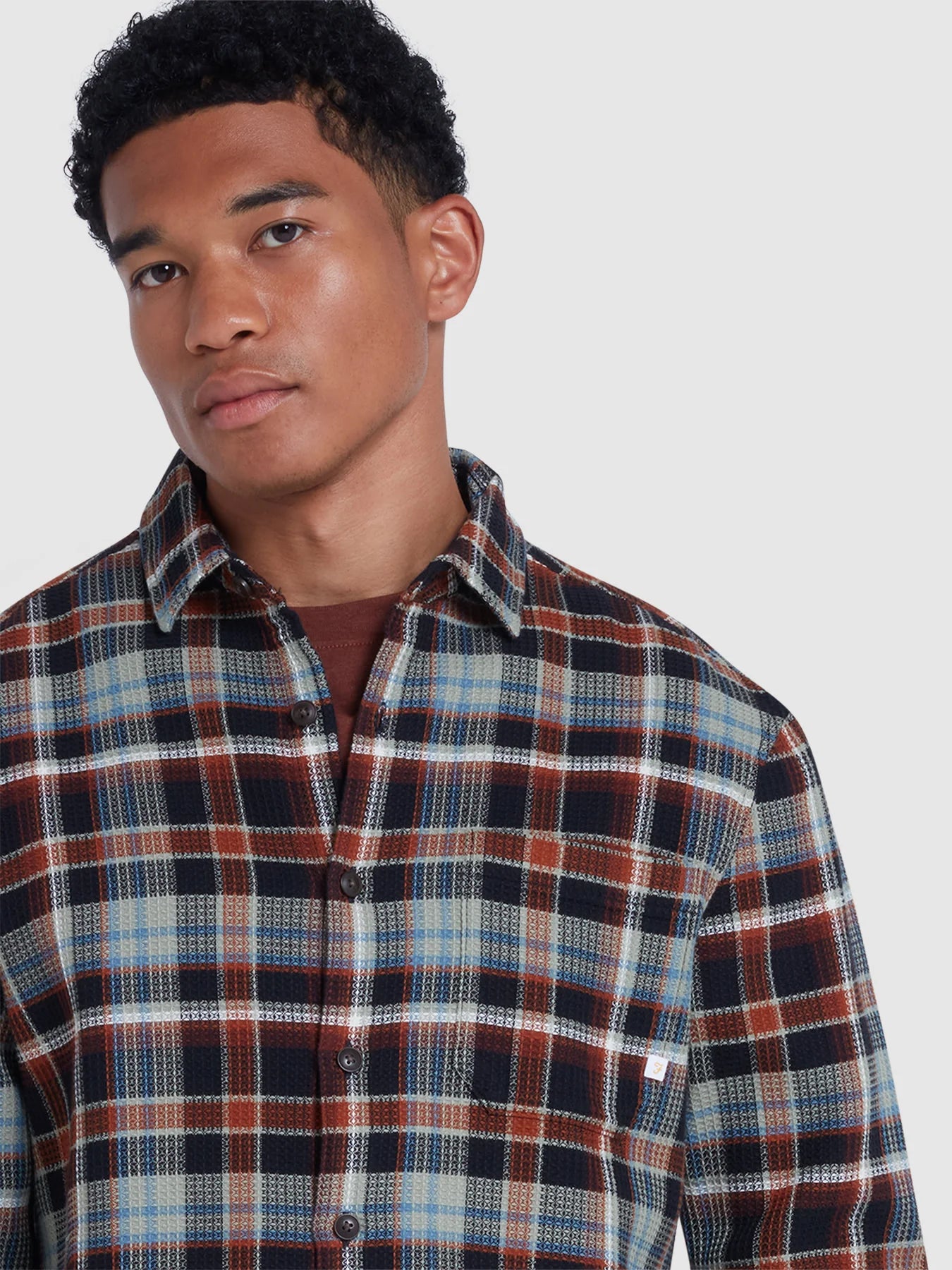 Farah Jerome Causal Fit Check Shirt