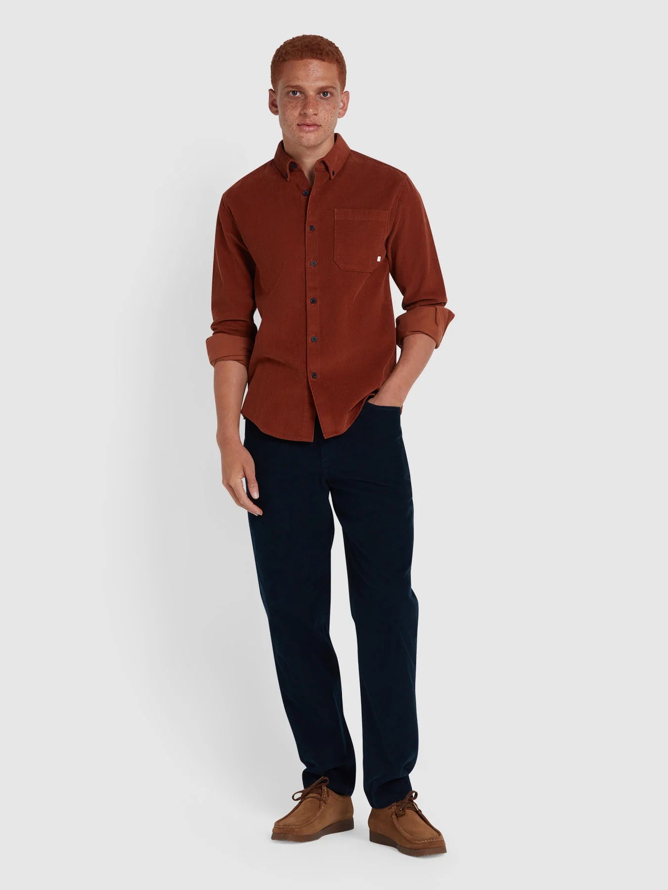 Farah Spencer Casual Fit Corduroy Shirt