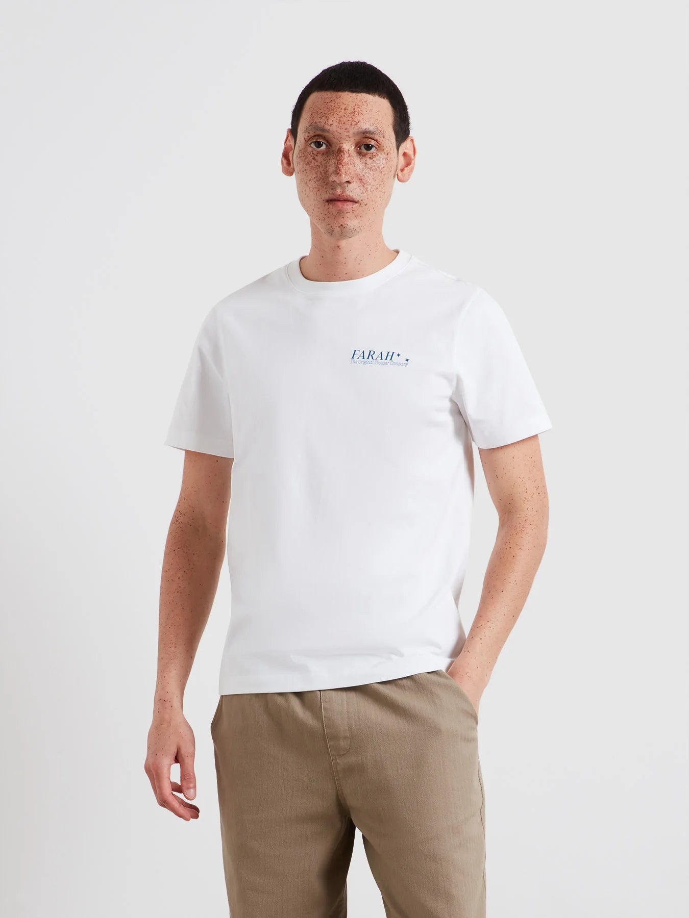 Farah Morween Graphic T-Shirt In White
