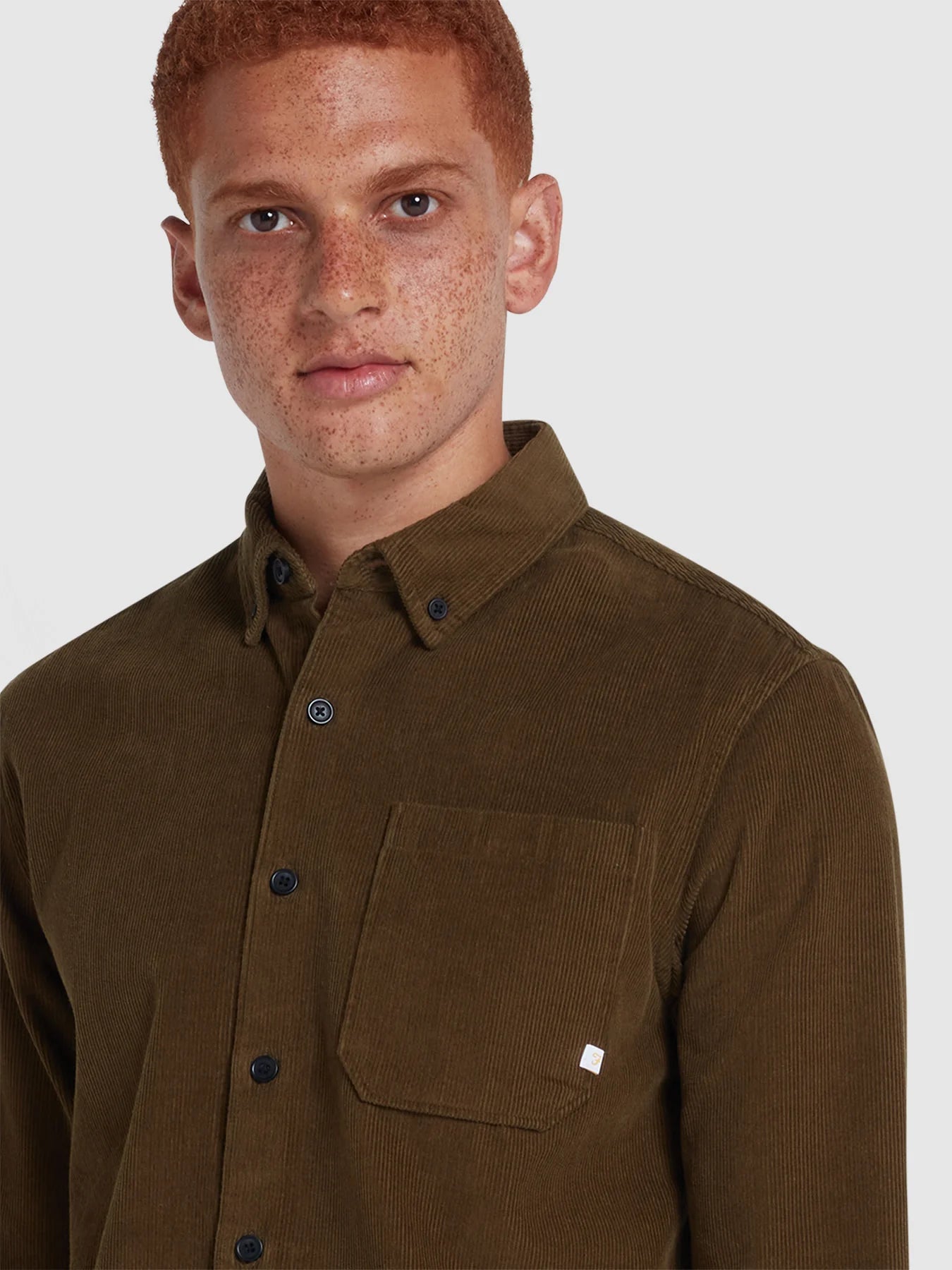 Farah Spencer Casual Fit Corduroy Shirt